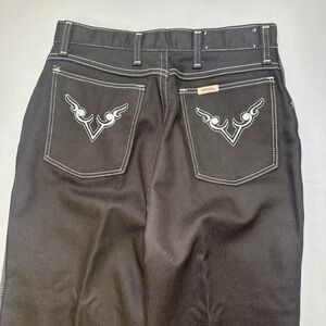 Vtg Sheplers Western Jeans Women's 12 Dark Denim Pants USA‎ Embroidered Pockets